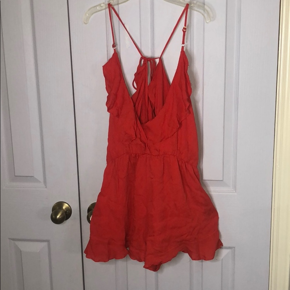 Red romper